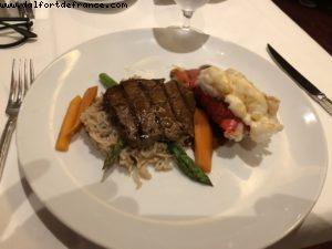 Surf and turf - Dinner Time ! - Our 65th Atlantis Cruise (Noordam)