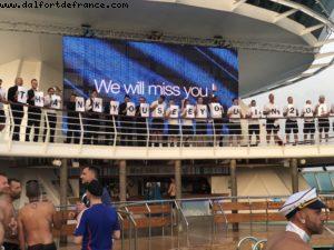 This is the end! - Our first 'The Cruise' -aka La Demence cruise (Sovereign) 