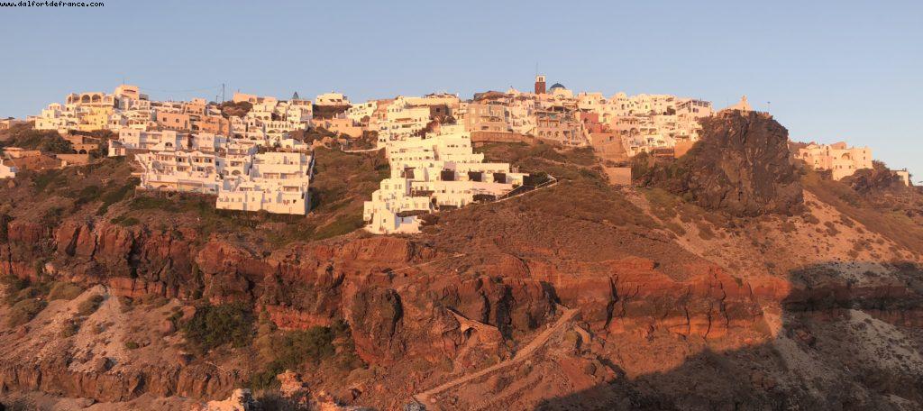 Sunset @ Skaros Rock - Fira - Our 68th Atlantis cruise (Celebrity Reflection)