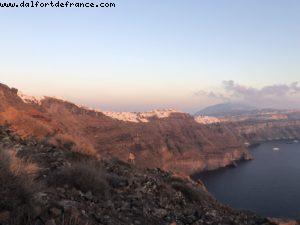 Sunset @ Skaros Rock - Fira - Our 68th Atlantis cruise (Celebrity Reflection)