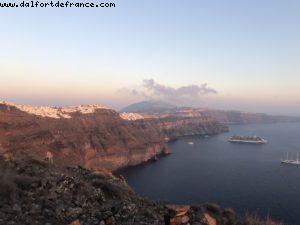 Sunset @ Skaros Rock - Fira - Our 68th Atlantis cruise (Celebrity Reflection)