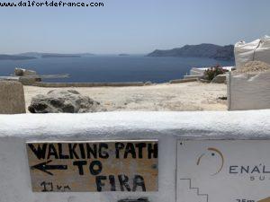 Hiking From Oia to Fira - Santorini - Our 2nd 'The Cruise' - aka La Demence Cruise - (Rhapsody of the Seas)