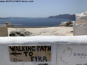 4594 Hiking From Oia to Fira - Santorini - Our 2nd 'The Cruise' - aka La Demence Cruise - (Rhapsody of the Seas)