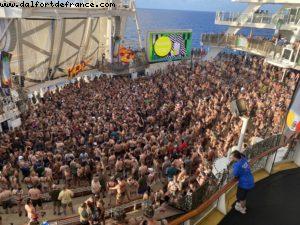 Dog Tag Tea Dance - Aquatheater Suite #8730 - Our 75th Atlantis cruise (Oasis of the Seas)
