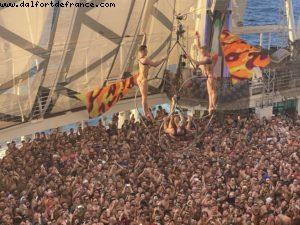 Dog Tag Tea Dance - Aquatheater Suite #8730 - Our 75th Atlantis cruise (Oasis of the Seas)