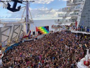 Classic Disco Tea Dance - Aquatheater Suite #8730 - Our 75th Atlantis cruise (Oasis of the Seas)
