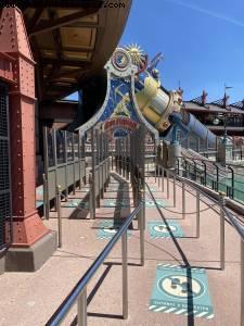 Star Wars hyper Space Mountain- Disneyland Premiere Grand Reopening - After the big Covid lockdown - Paris, France 