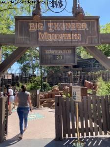 Big Thunder Mountain - Disneyland Premiere Grand Reopening - After the big Covid lockdown - Paris, France 