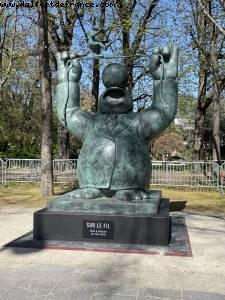 Lockdown #3 - Expo The Cat from Geluck - Champs Elysées - Paris, France 