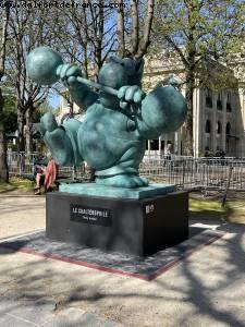 Lockdown #3 - Expo The Cat from Geluck - Champs Elysées - Paris, France 