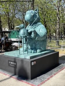 Lockdown #3 - Expo The Cat from Geluck - Champs Elysées - Paris, France 