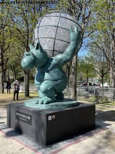 Lockdown #3 - Expo The Cat from Geluck - Champs Elysées - Paris, France 