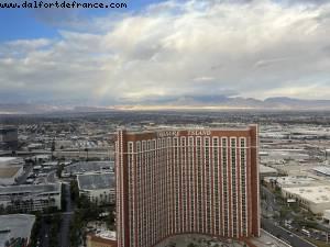 Rainbow in the Desert - Vue from room 34822 - Hotel Palazzo - Las Vegas, Nevada
