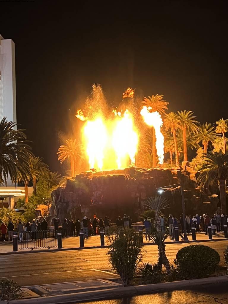Volcano eruption - The Mirage - Las Vegas, Nevada
