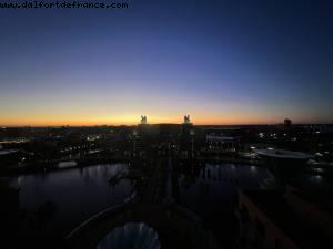 Sunrise - view from our room - Dolphin Hotel - Orlando, Florida