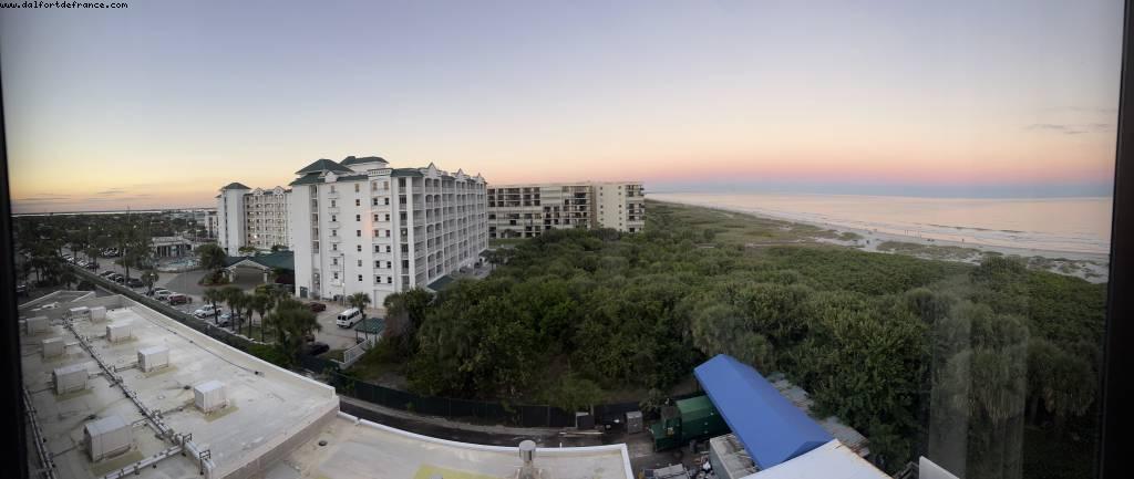 View from the room - Hilton Hotel - Cocoa Beach, Florida