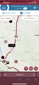 Bullet Train Montauban-> Paris