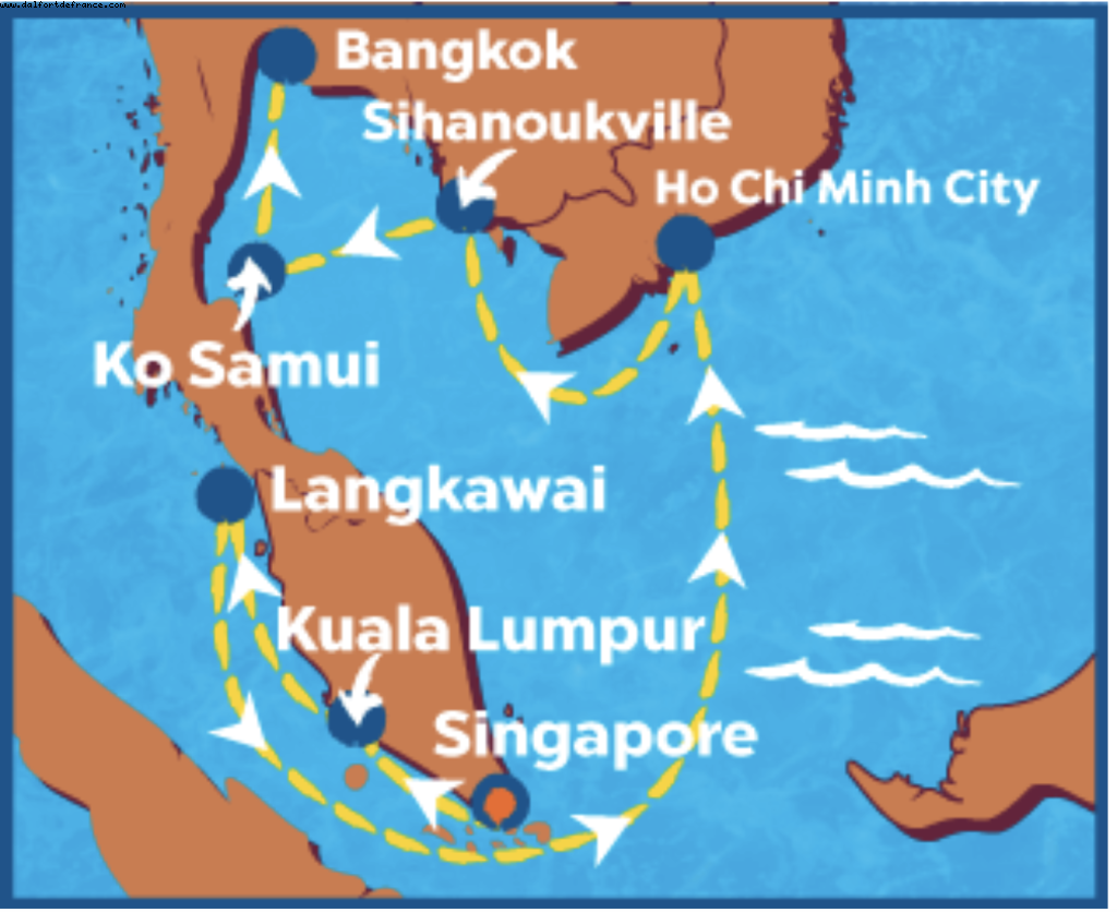 Jewel cruise map