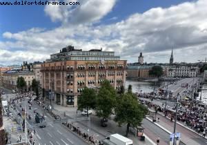 What a view ! View from our room - Gaypride - Stockholm, Sweden