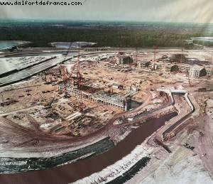 Constructions of Swan and Dolphin Hotel (end of 80’s) - Walt Disney World