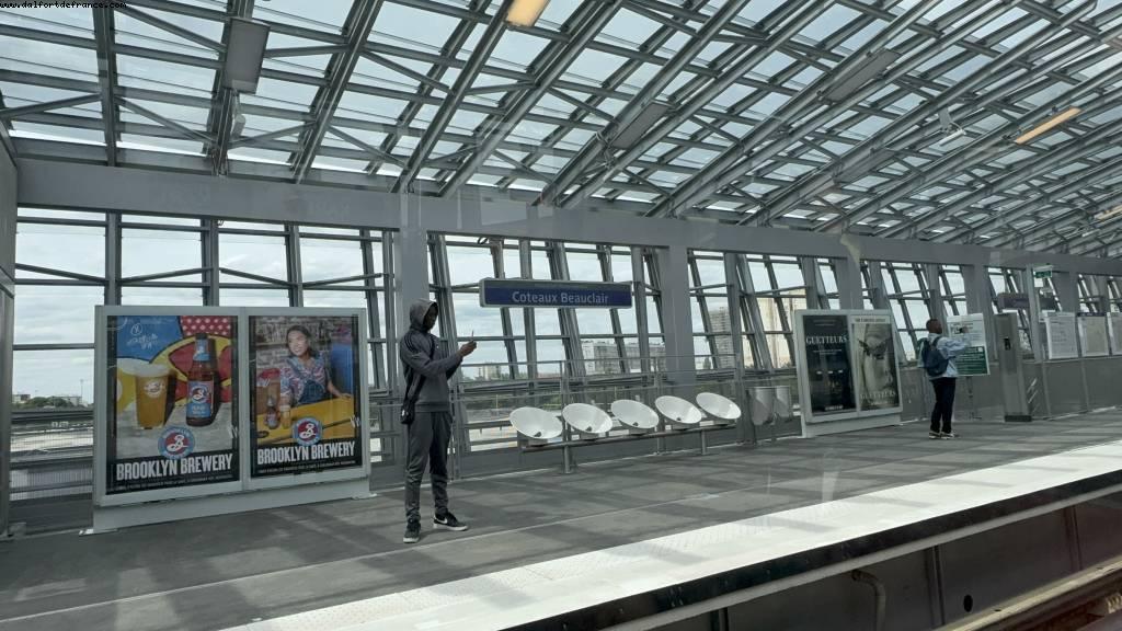 Grand openinf of the new portion Line 11 subway - Montreuil sous bois, France