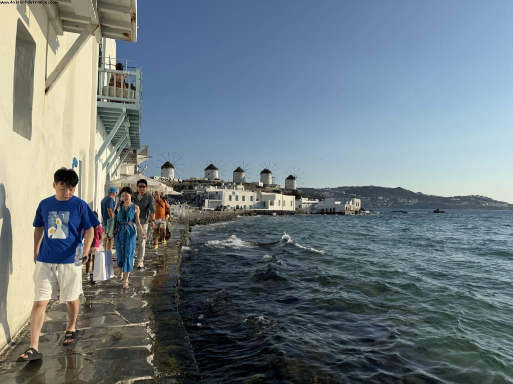 Mykonos - Resilient Lady - Atlantis Virgin Athens to Barcelona to London cruise