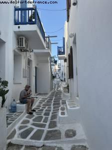 Mykonos - Resilient Lady - Atlantis Virgin Athens to Barcelona to London cruise