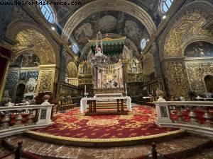 Cathedral - La Valette - Malta- Resilient Lady - Atlantis Virgin Athens to Barcelona to London cruise