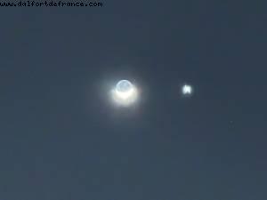 Venus and the moon - Walt Disney world - Orlando, Florida