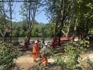 La plage de Maisons-Alfort presque terminee 