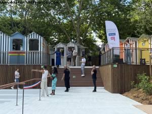 Inauguration de la plage de Maisons-Alfort