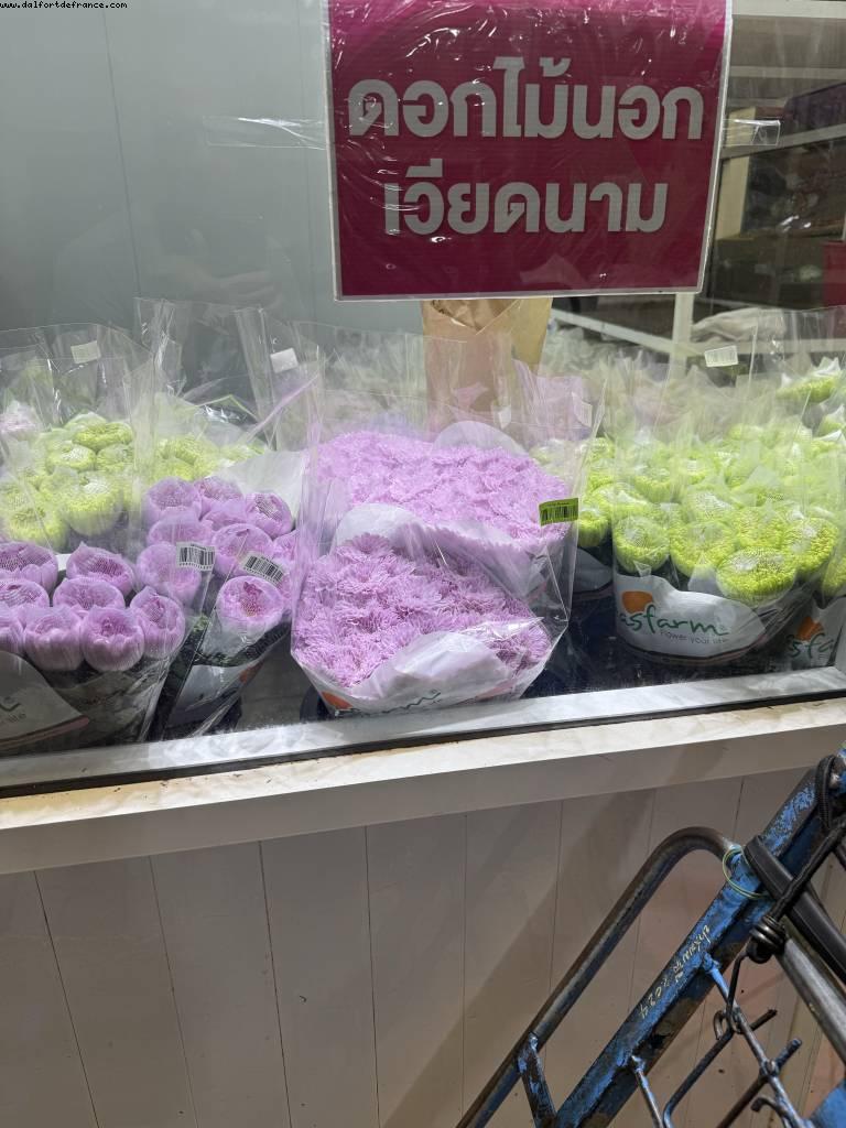 Flower market - Bangkok, Thailand - Atlantis Hong Kong to Singapore cruise