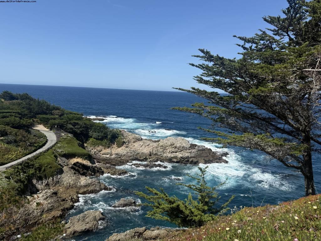 Driving from Santa Cruz to Pismo Beach, California