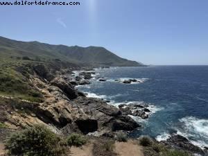 Driving from Santa Cruz to Pismo Beach, California