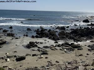 Driving from Santa Cruz to Pismo Beach, California
