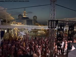 Last minutes before sunrise - White party - Celebrity Equinoxe - La Demence cruise